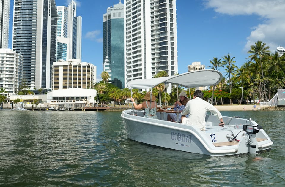 Throw On A Captain's Hat When You Hire Gold Coast's New Electric Picnic  GoBoats