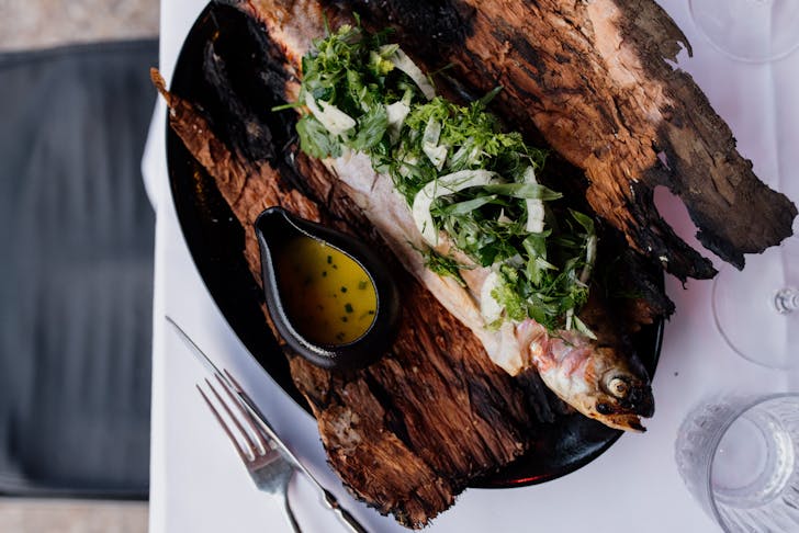 a whole fish dish