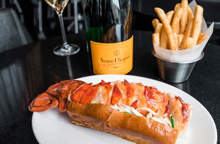 lobster roll champagne pop up gold coast