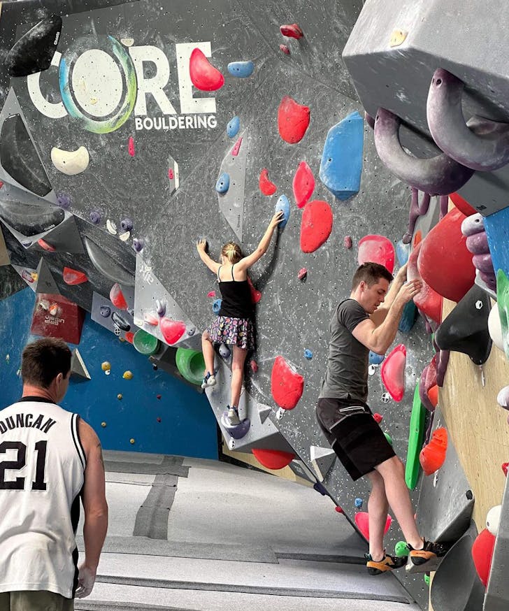 core climbing