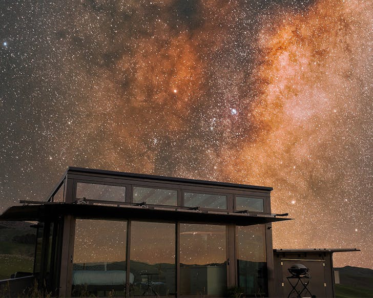 The Greystone PurePod under myriad stars.
