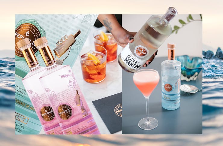A collage illustrating 5 Of The Best Boozy Gift Ideas To Wrap Up This Christmas