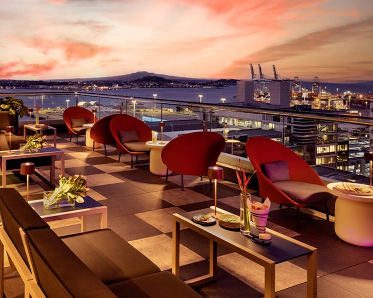 Stunning sunset views from the deck of HI-SO.