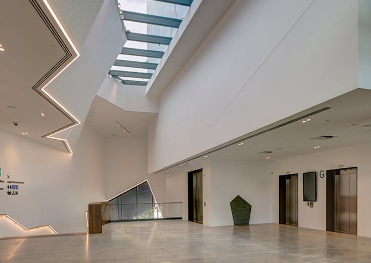 the interior of the new hota gallery