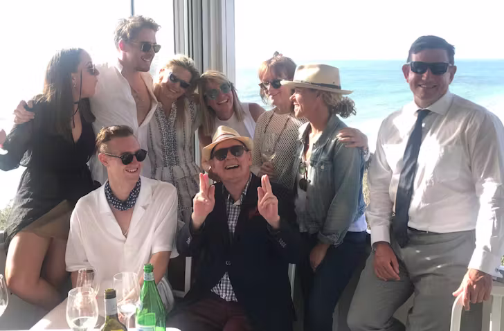 Hugh Sheridan Group Picture Family