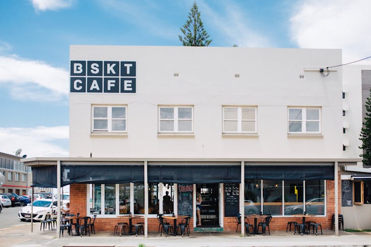 the exterior of BSKT cafe