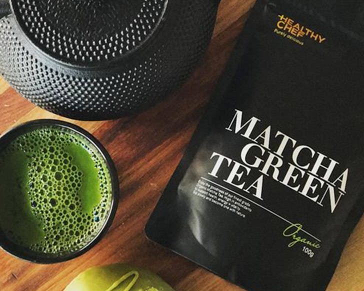 Matcha Tea pouch from The Healthy Chef