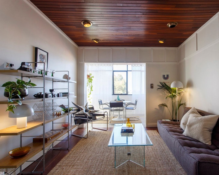 A view of the living space at Heart Of The City Hideaway one of the best Perth Airbnbs