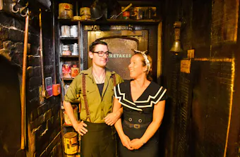 Heather and Ali at Caretaker. 