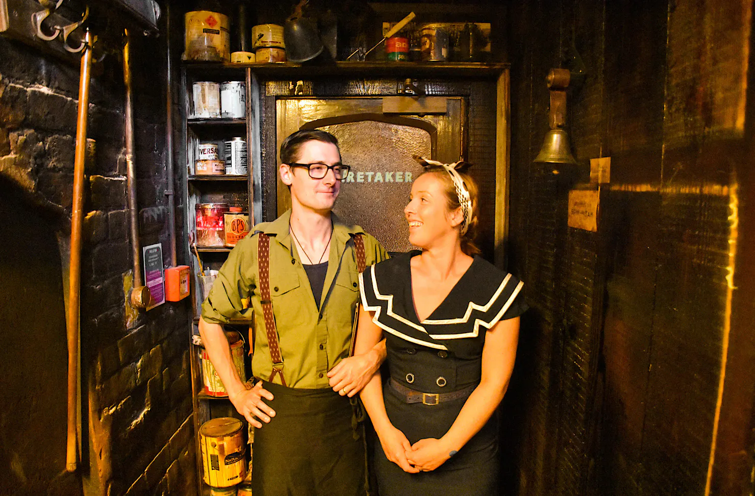 Heather and Ali at Caretaker. 
