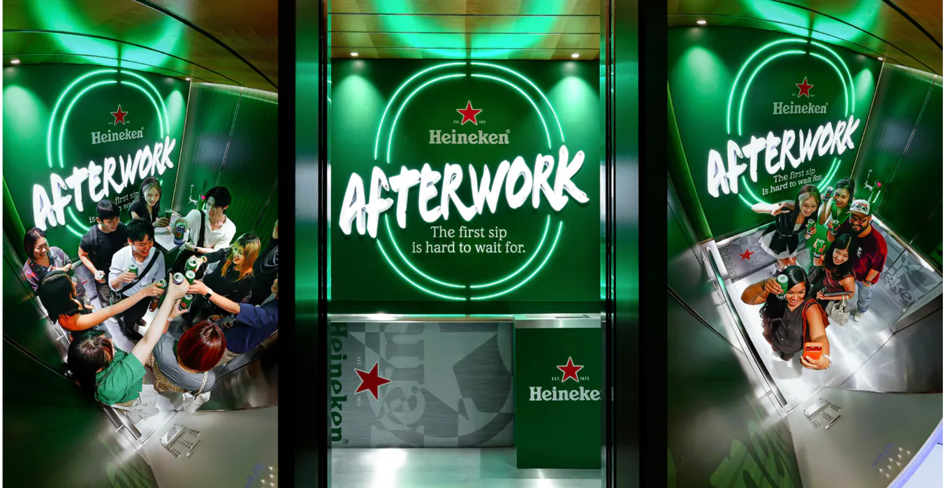 Heineken pop-up in Singapore