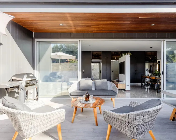 The outdoor area at Hidden Paradise best Margaret River Airbnbs