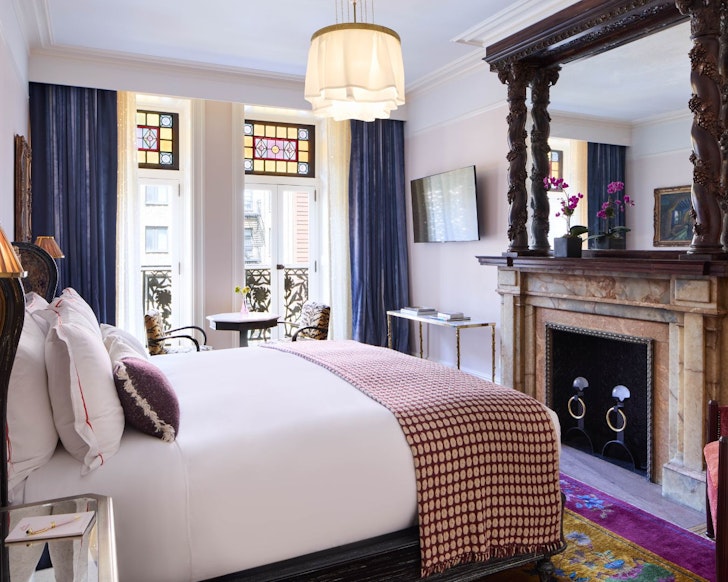 A bedroom at Hotel Chelsea best hotels New York City