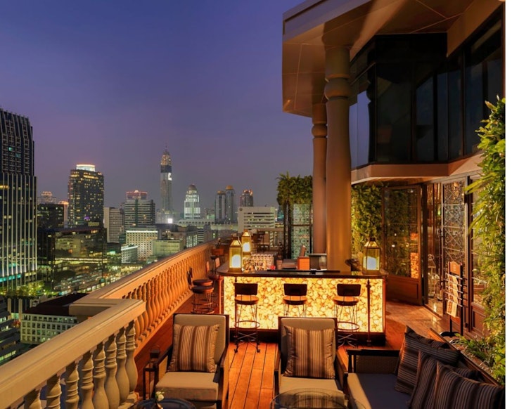 The Speakeasy Rooftop bar at Hotel Muse Bangkok one of the best Bangkok hotels