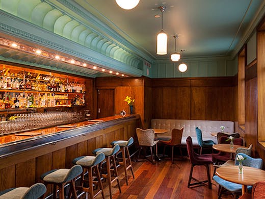 Located in Hotel DeBrett, Housebar is a bit of an Auckland institution, and after a recent restoration, it’s looking rather snazzy. 