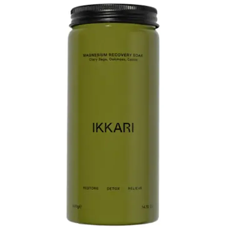 IKKARI, Magnesium Recovery Soak Clary Sage, Oakmoss, Cassis