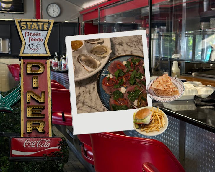Collage of food