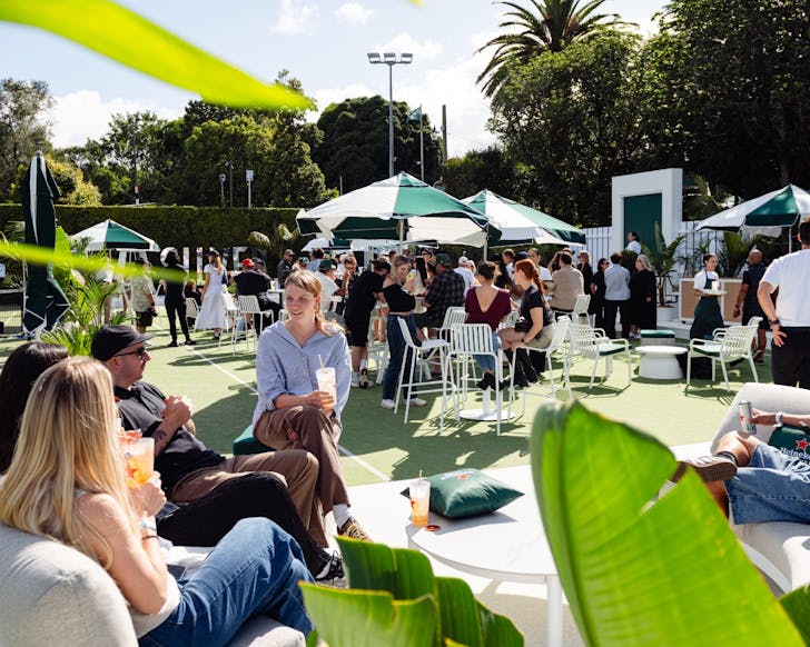 Parnell Lawn tennis club as Club Heineken social bar 