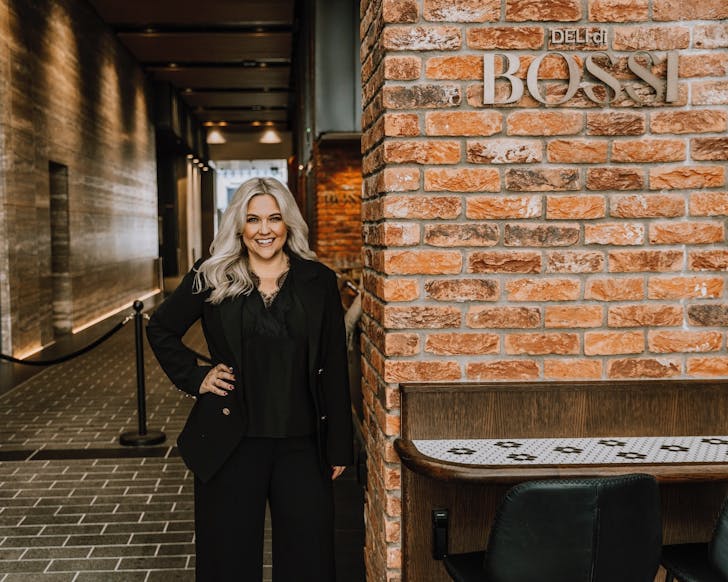 Jenna Carter outside Bossi 