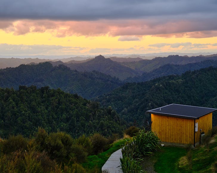 Cabin at the top of the world in Blue Duck Station