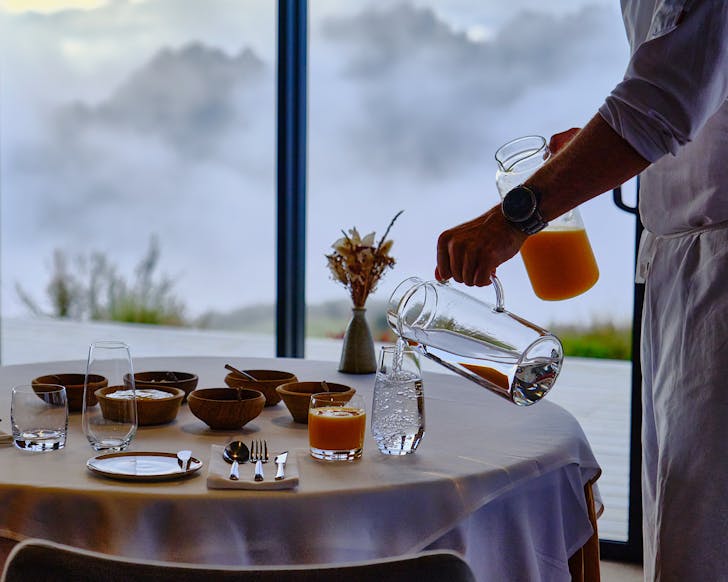 Breakfast with a view at The Chefs Table at The Blue Duck Station