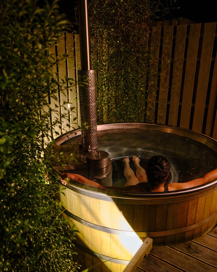 Woodfire run hot tub soak at Ohakune Hot Tubs