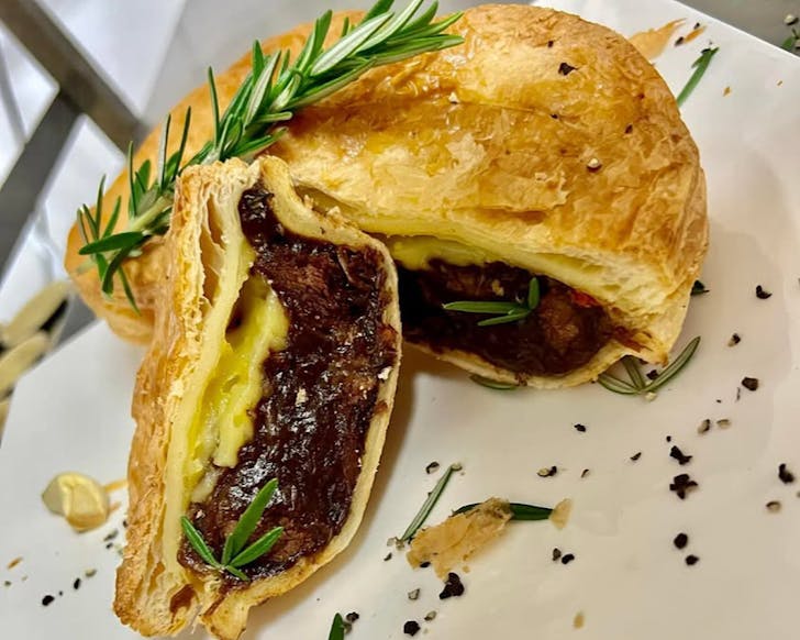 The winning venison and stout pie from Euro Patisserie Torbay (in collaboration with Mythica Brewing)