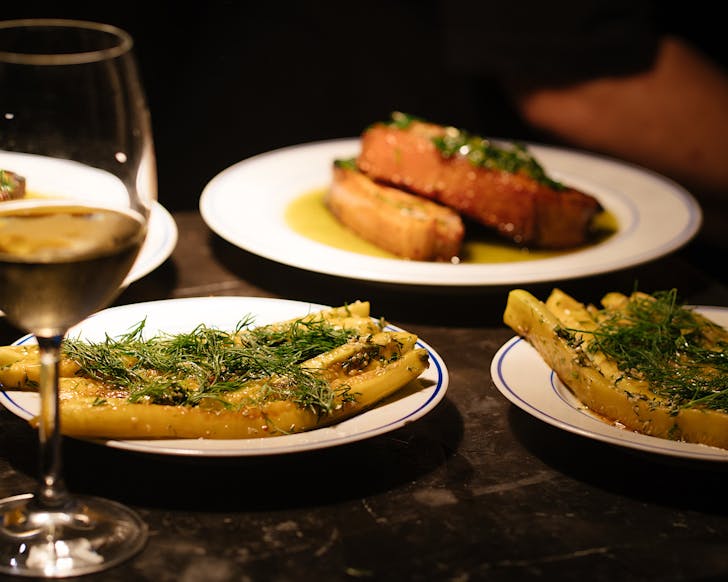 Vickiâs dishes from her pop-up with Craft Wine Restaurant in Tbilisi, Georgia