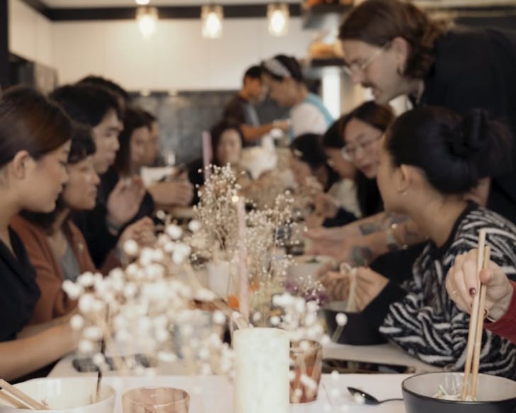 A feast at Panâs Table in TÄmaki Makaurau