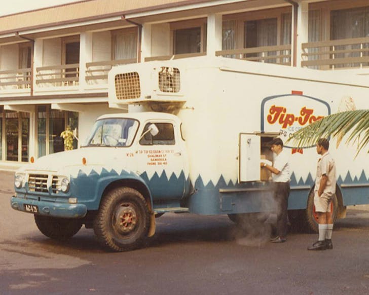 Tip Top truck from the golden ages in NZ
