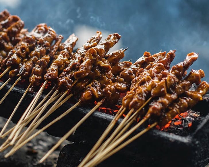 Skewers from last yearâs food offerings at ÅtÄhuhu Food Fest 