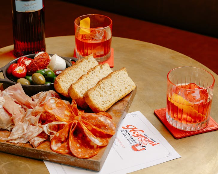 Bar Albertâs antipasto platter and campari cocktails deal 
