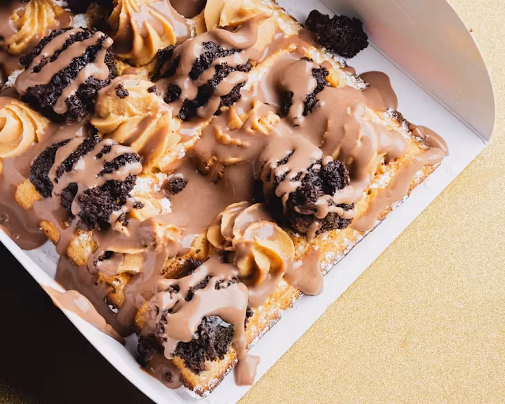 One of The Waffle Shopâs waffle of the week from previous weeks