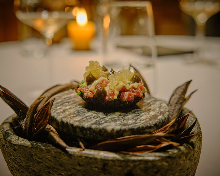 Harakeke tart from Chefs Table at Blue Duck 