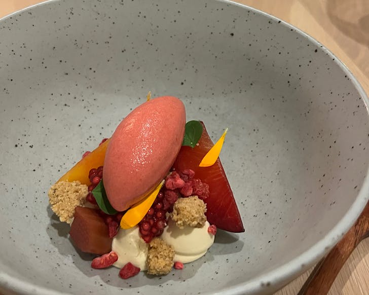 Stunning dessert at Arbour