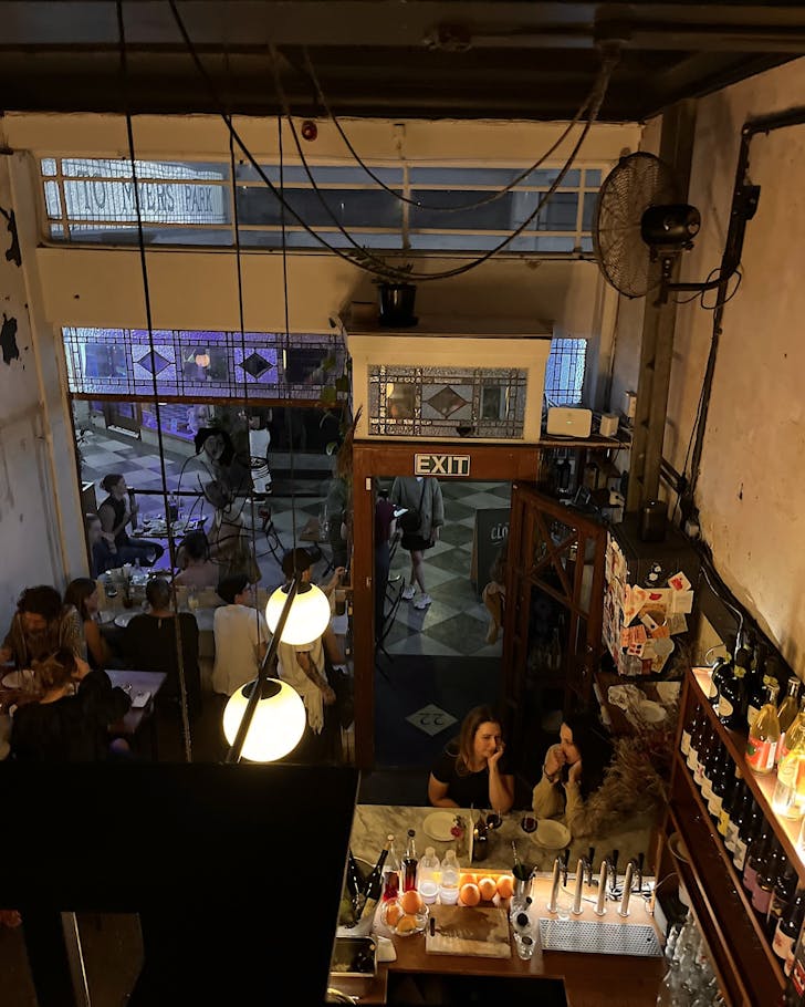 Pici from the top floor looking down to bottom floor