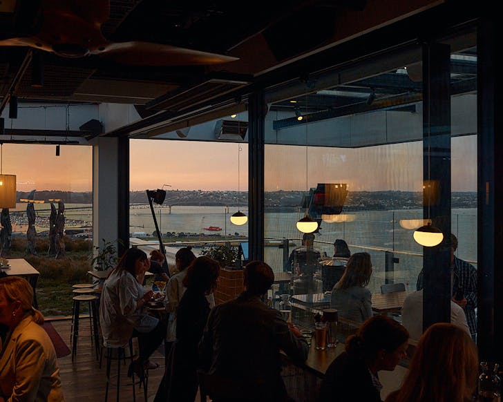 Queens Rooftop views of the harbour in TÄmaki Makaurau