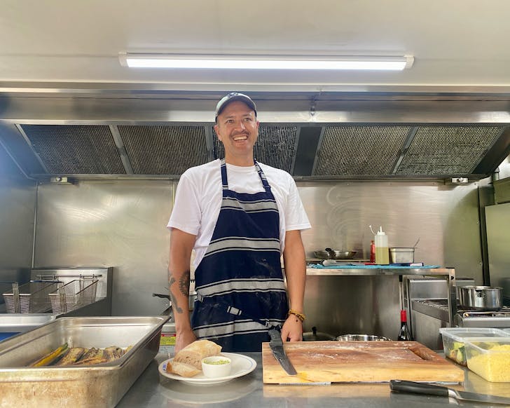 Chef Sebastian Vargas at Harvey Eatery