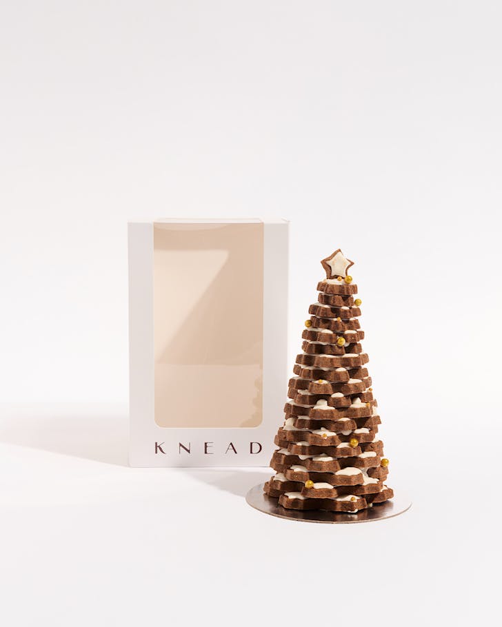 KNead on benson gingerbread tree