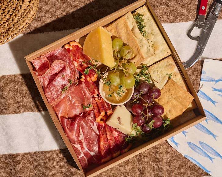 Takapuna beach cafe charcuterie box