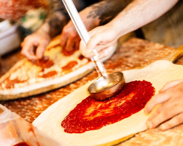 Cutie Pie PIzza in action photography by Lewis Ferris Photo