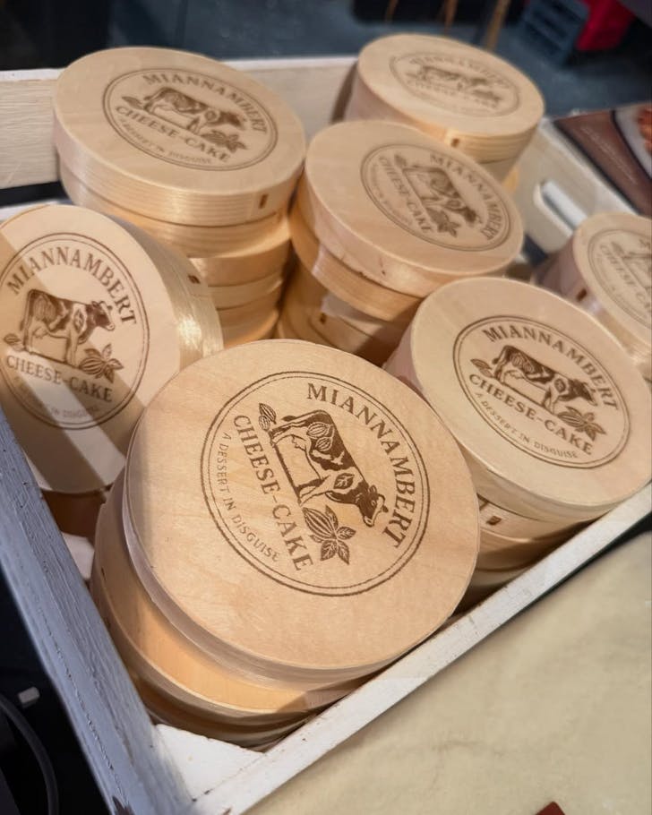 Miann Patisserieâs latest dessert is disguised as a wheel of cheese