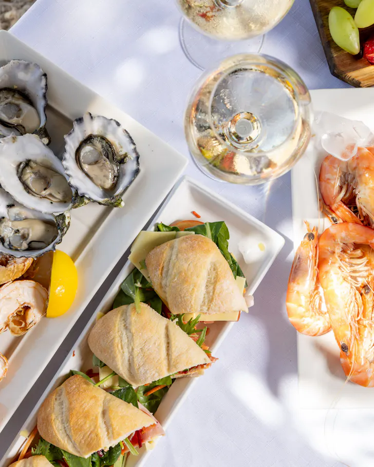 Food on table 