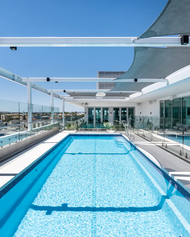 pool in hotel