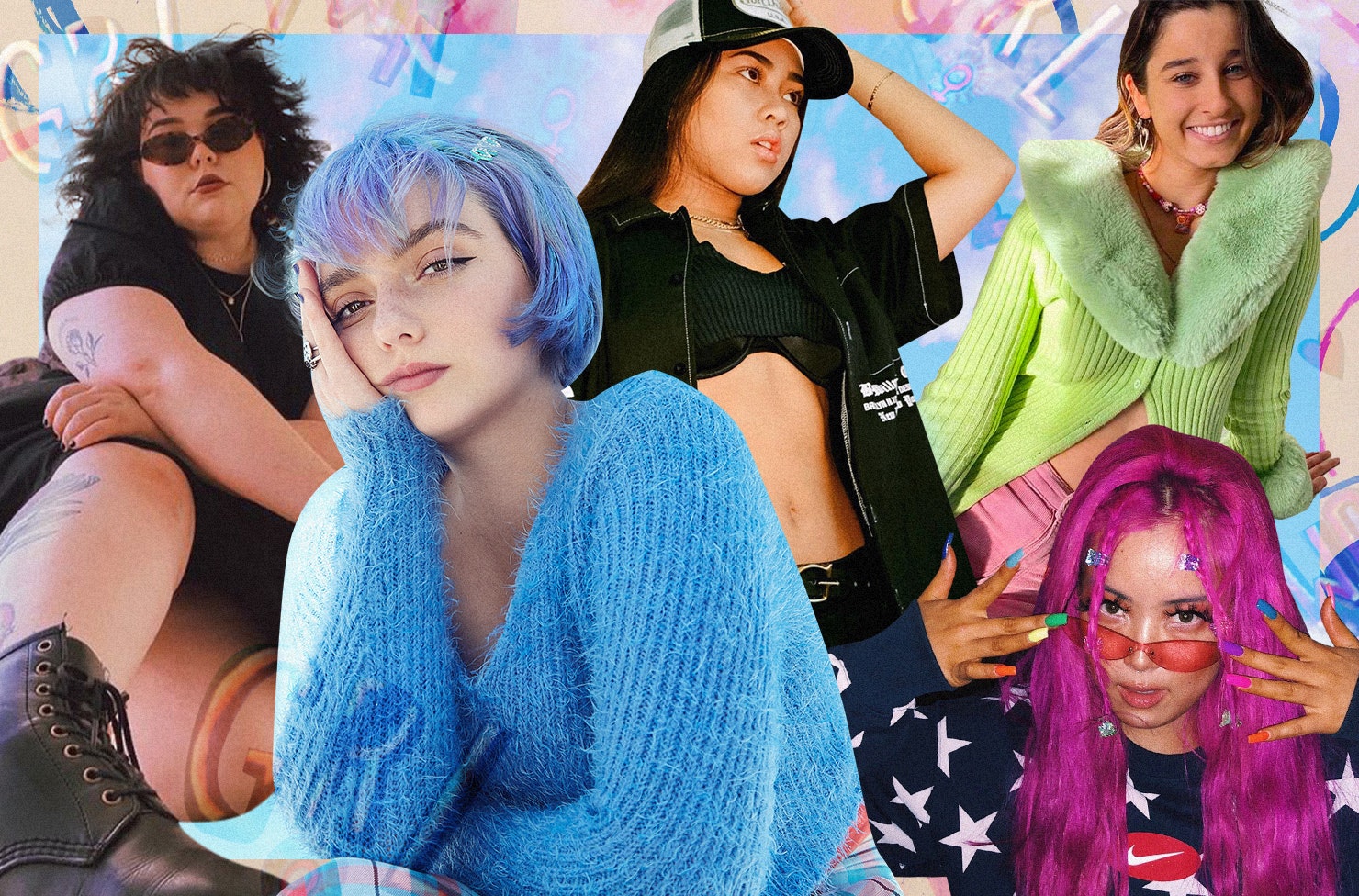 A collage of Sydney-based women for International Women's Day. 