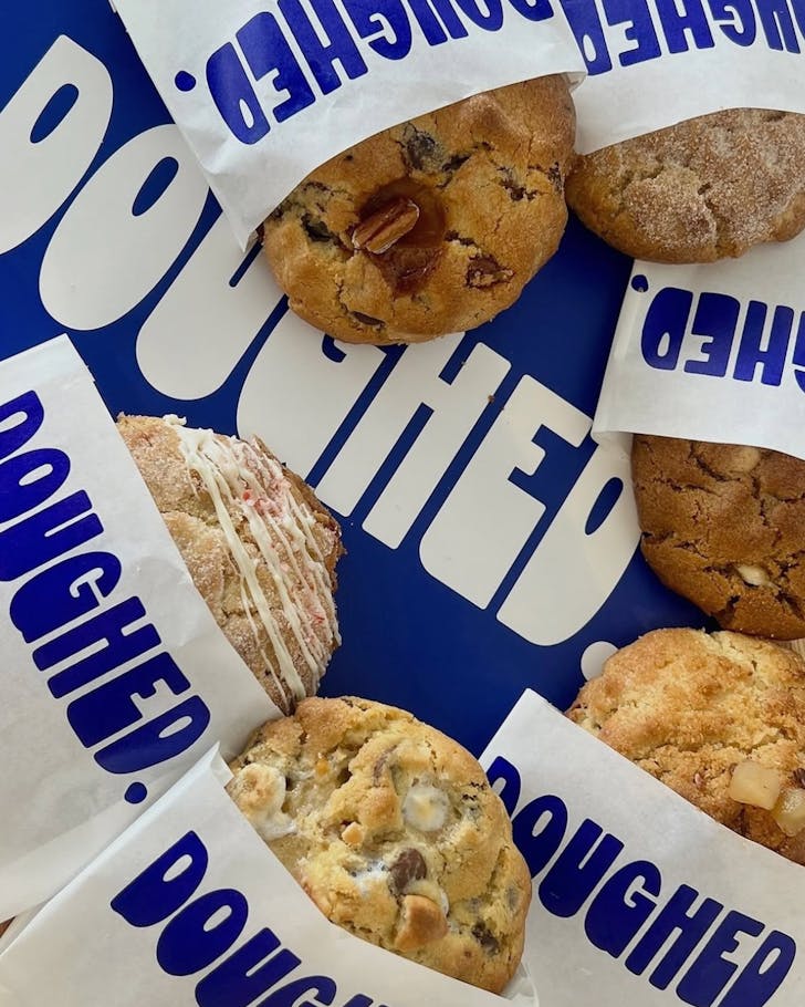 doughed cookies