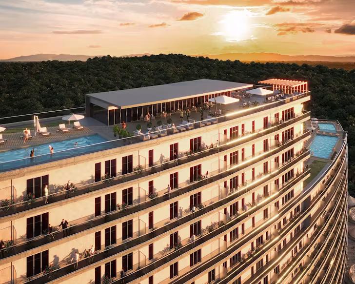 hotel complex at infinity planet