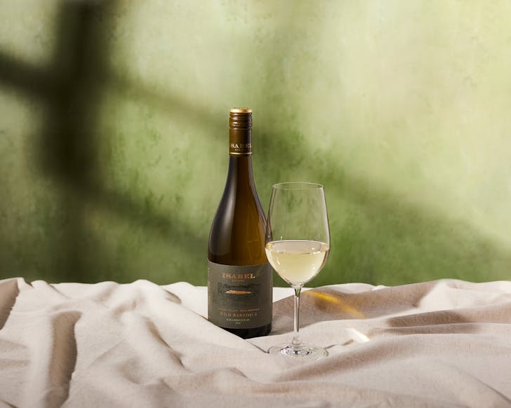 The award-winning Wild Barrique Chardonnay from Isabel Estate. 