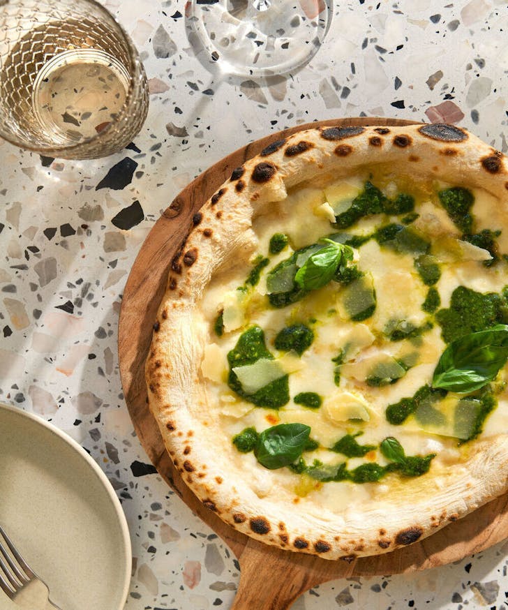 A pizza from Fiamma