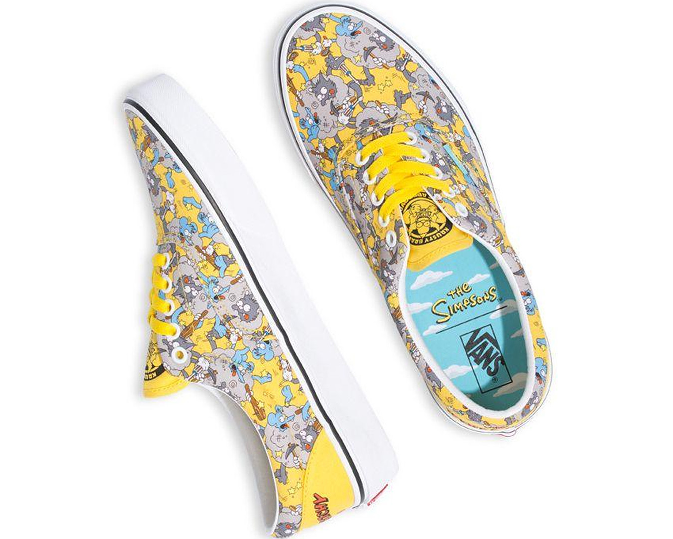 Itchy and Scratchy characters feature on these Vans Era collabs.